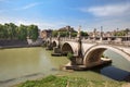 Rome: Banks of the Tiber Royalty Free Stock Photo