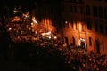 Rome-Beautiful panorama of the city center. Royalty Free Stock Photo