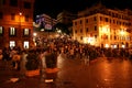 Rome-Beautiful panorama of the city center.