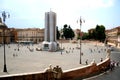 Rome-Beautiful panorama of the city center. Royalty Free Stock Photo