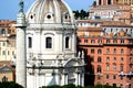 Rome Beautiful panorama of the city center.