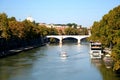 Rome-Bridge over the Tiber River.