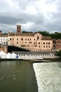 Rome-Buildings in the historic center.