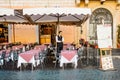 Rome - Cafe Domiziano Royalty Free Stock Photo