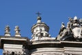 Rome-Capitol Square, statues and buildings.