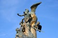 Rome-Capitol Square, statues and buildings.