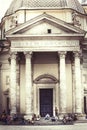 Rome, church monuments and tourists