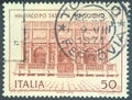 Commemorative stamp of the 400th anniversary of the death of Il Sansovino.