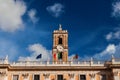 Rome City Hall tower on Capitoline Hill Royalty Free Stock Photo