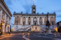 Rome City Hall at night Royalty Free Stock Photo