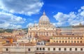 Rome city Vatican skyline view