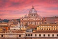 Rome city Vatican skyline view