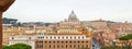 Rome city Vatican skyline view