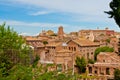 Rome cityscape with Roman Forum view. Royalty Free Stock Photo