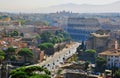 Rome Coliseum from above