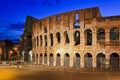 Rome Coliseum Side Rise Royalty Free Stock Photo