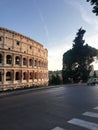 Rome Colliseum outside Royalty Free Stock Photo