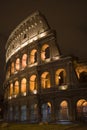 Rome Colloseum by Night Royalty Free Stock Photo