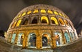 Italy rome Colosseo evening long exposure Royalty Free Stock Photo