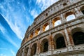 Rome Colosseum Close Up View in Rome , Italy Royalty Free Stock Photo