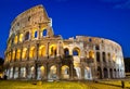 Rome - Colosseum at dusk Royalty Free Stock Photo