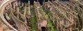 Rome Colosseum ruins inside view Royalty Free Stock Photo