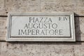 Rome - detail of Campo Marzio district Royalty Free Stock Photo