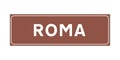 Rome entrance road sign