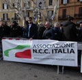 ROME FEBRUARY 29 2024 PROTEST DEMONSTRATION