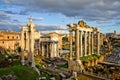 Rome. Forum Romanum. Septimius Severus Royalty Free Stock Photo