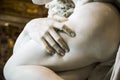 Rome, Galleria Borghese,The of Proserpina by Bernini,Detail Royalty Free Stock Photo