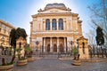 Rome. Great Synagogue of Rome facade view, Jewish temple in eternal city