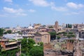 Rome historic center city and ancient ruins Royalty Free Stock Photo