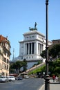 Rome-Image with the monument Altar of the homeland.