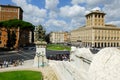 Rome imperial capital city historical monuments age Roman and Renaissance Royalty Free Stock Photo