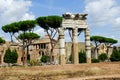 Rome imperial capital city historical monuments age Roman and Renaissance Royalty Free Stock Photo