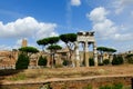 Rome imperial capital city historical monuments age Roman and Renaissance Royalty Free Stock Photo