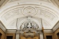 The Vatican - Inside The Vatican Museum At Night Royalty Free Stock Photo