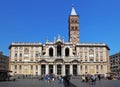 Rome, Itali 14th April 2014. Visiting The Papal Basilica of Santa Maria Maggiore. Royalty Free Stock Photo