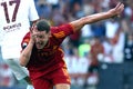 Football: Serie A 2023-2024 - Match day 1 - AS ROMA vs SALERNITANA, Olympic Stadium in Rome Royalty Free Stock Photo