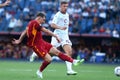 Football: Serie A 2023-2024 - Match day 1 - AS ROMA vs SALERNITANA, Olympic Stadium in Rome Royalty Free Stock Photo