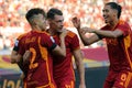 Football: Serie A 2023-2024 - Match day 1 - AS ROMA vs SALERNITANA, Olympic Stadium in Rome Royalty Free Stock Photo