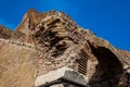 Detail of the walls of the famous Colosseum in Rome