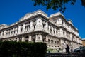 The Palace of Justice the seat of the Supreme Court of Cassation and the Judicial Public Library Royalty Free Stock Photo