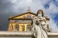 Papal Basilica of Saint Paul Outside the Walls, Rome, Italy Royalty Free Stock Photo