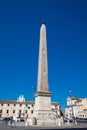 Tourists visiting the Lateran Obelisk an ancient Egyptian obelisk built on the 15th century B.C now Royalty Free Stock Photo