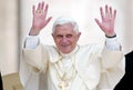 ARCHIVE IMAGES of Pope Benedict XVI, Joseph Aloisius Ratzinger Royalty Free Stock Photo