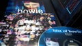 Artwork of the special edition cd and dvd of DAVID BOWIE. British singer-songwriter one of the most multi-faceted, and influentia