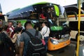 People getting on a Flixbus bus
