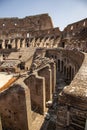 A View of the Interior of the Colosseum, Rome Royalty Free Stock Photo